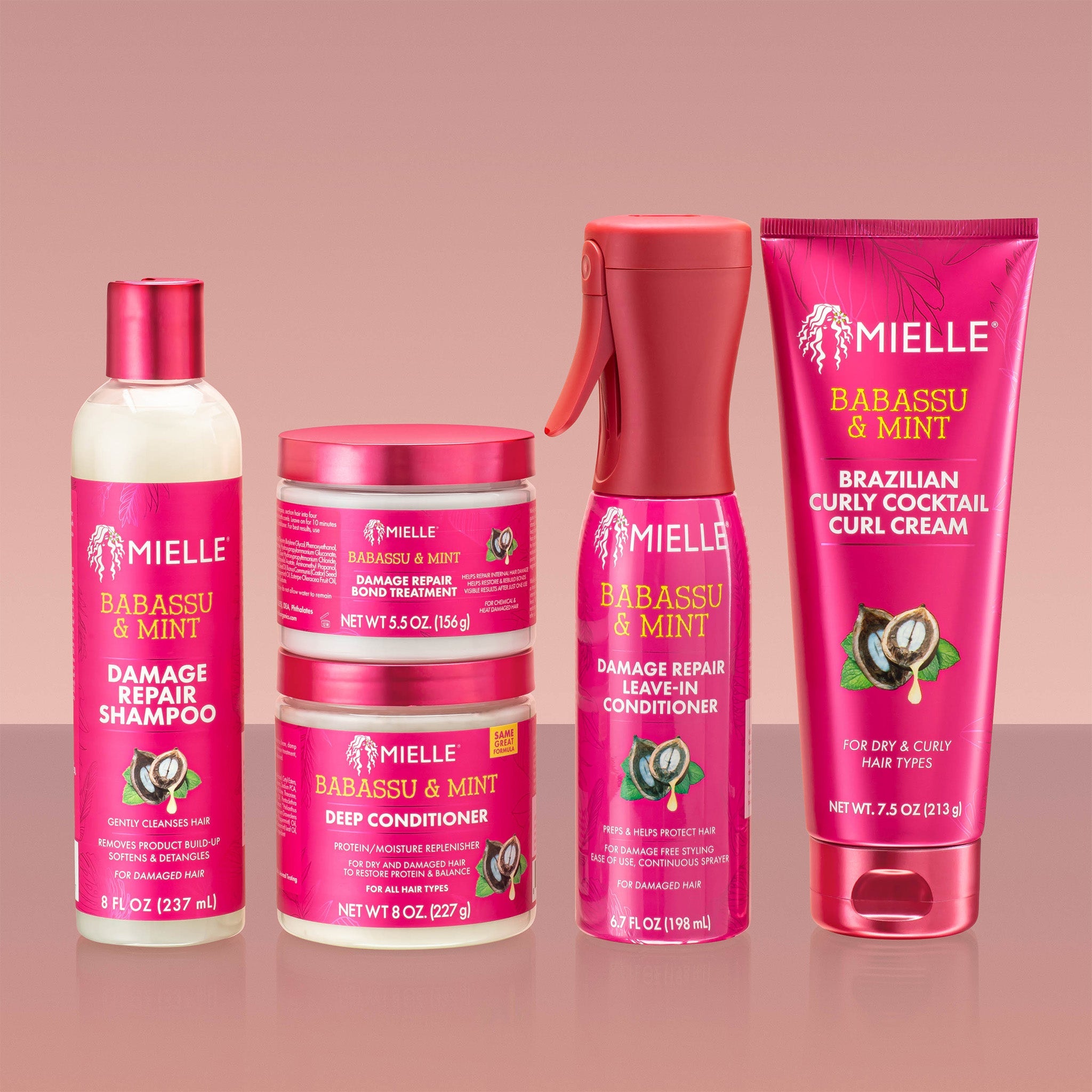 MIELLE Babassu & Mint Damage Repair Bond Treatment