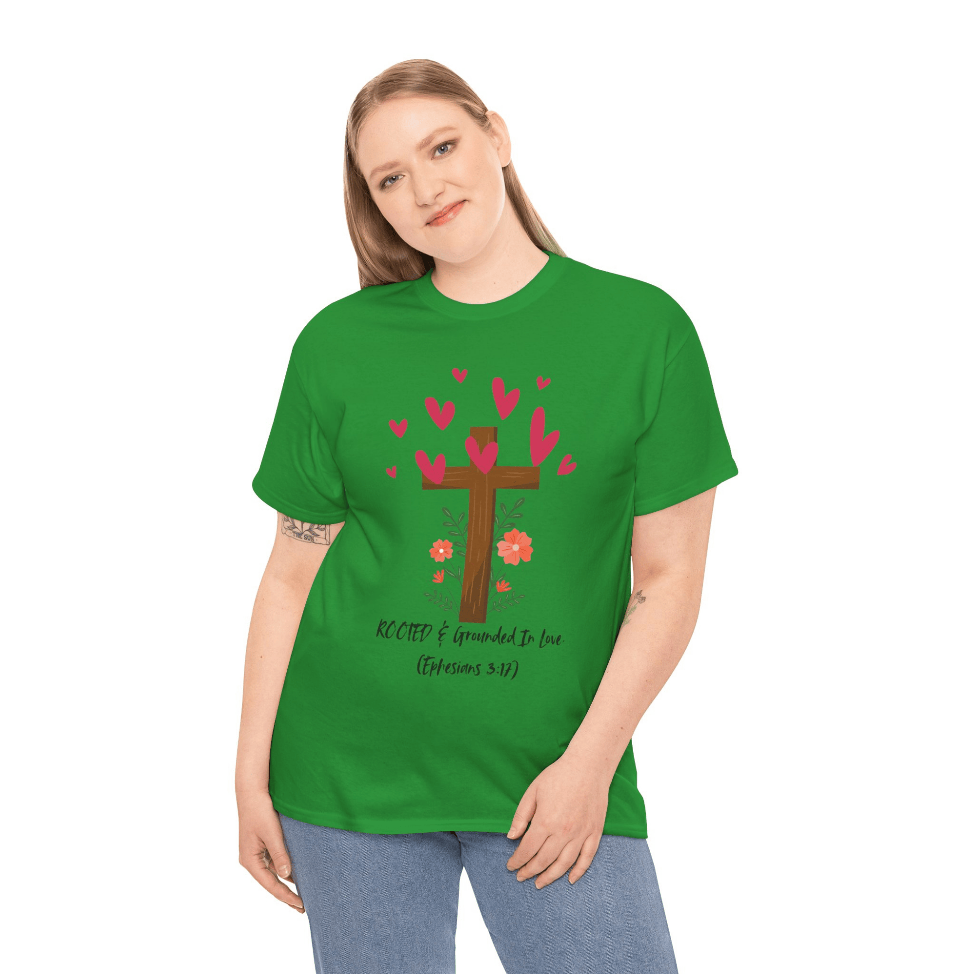 WOODEN CROSS TEE