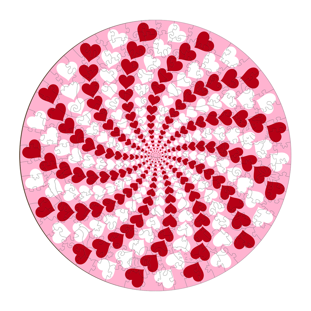 Love-2 Wooden Jigsaw Puzzle