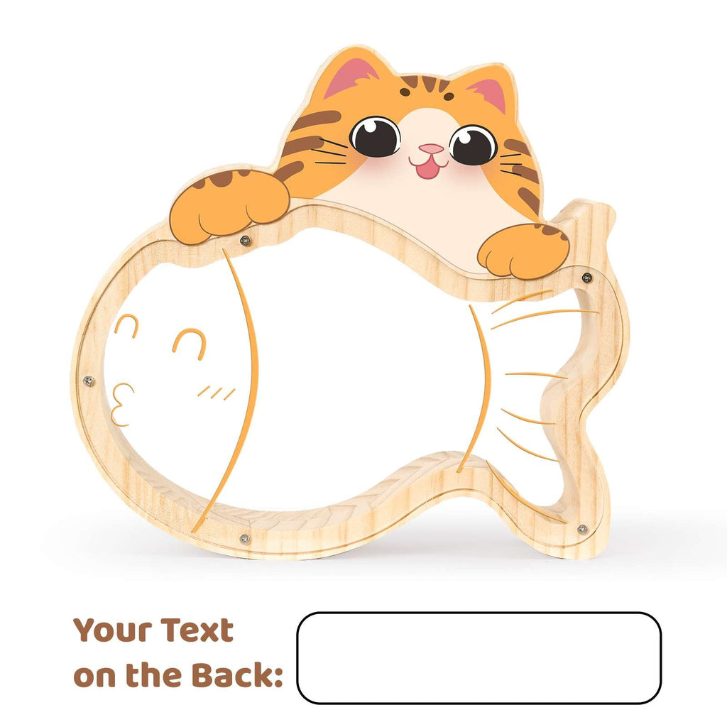 Customized Kitten Shaped Children's Piggy Bank
