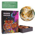3D Golden Mountains Wooden Jigsaw Puzzle