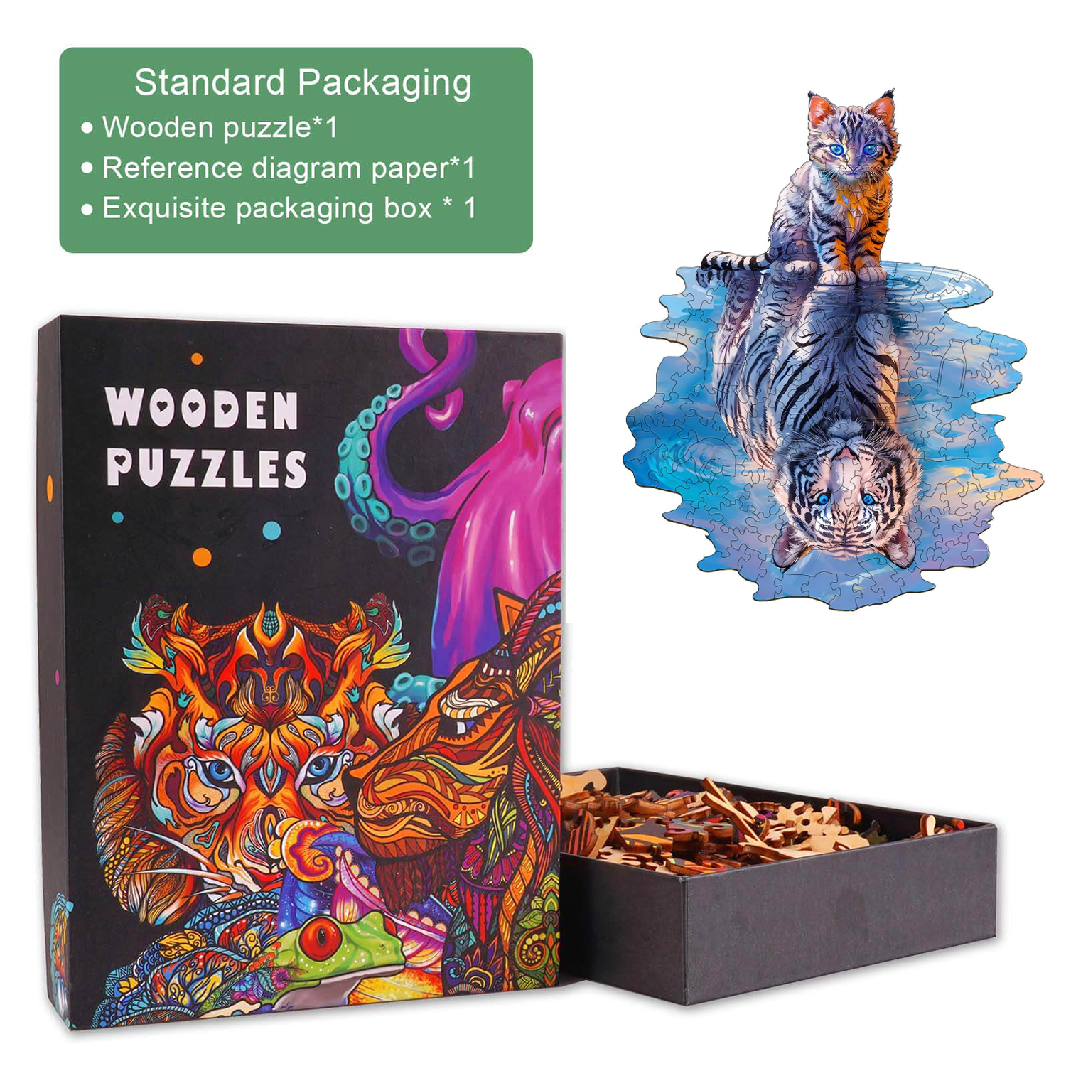 10-Pack Mystery Box: Wooden Puzzle Bestsellers