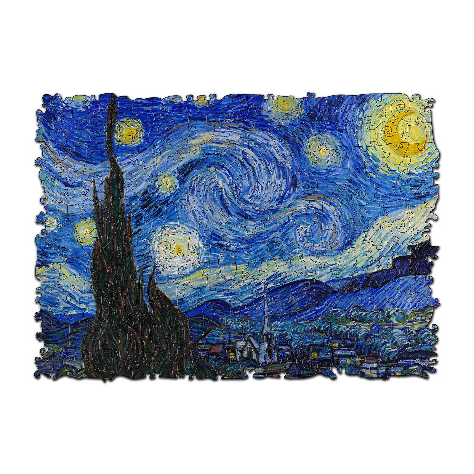 The Starry Night Wooden Jigsaw Puzzle