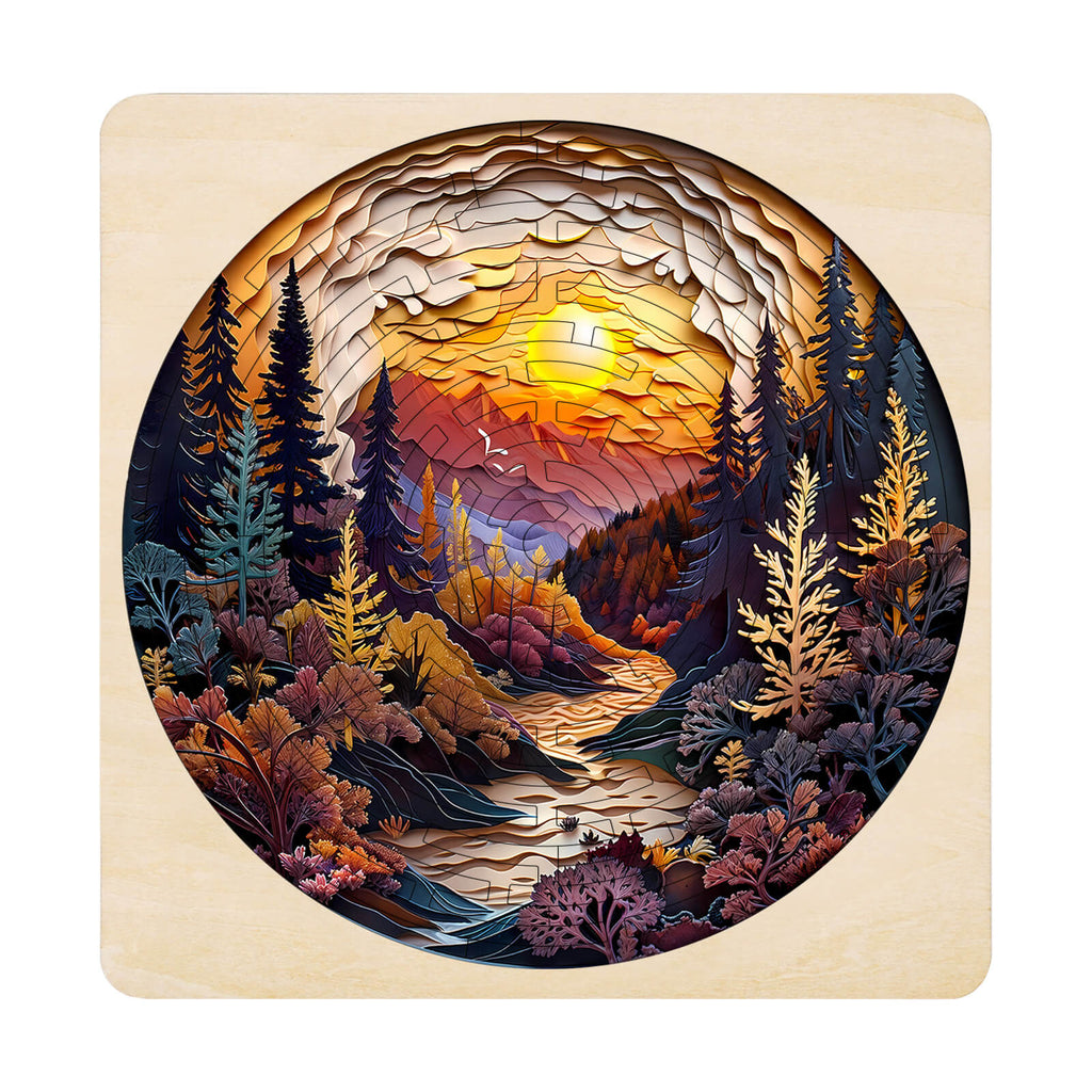 Maze Puzzles—Autumn Forest