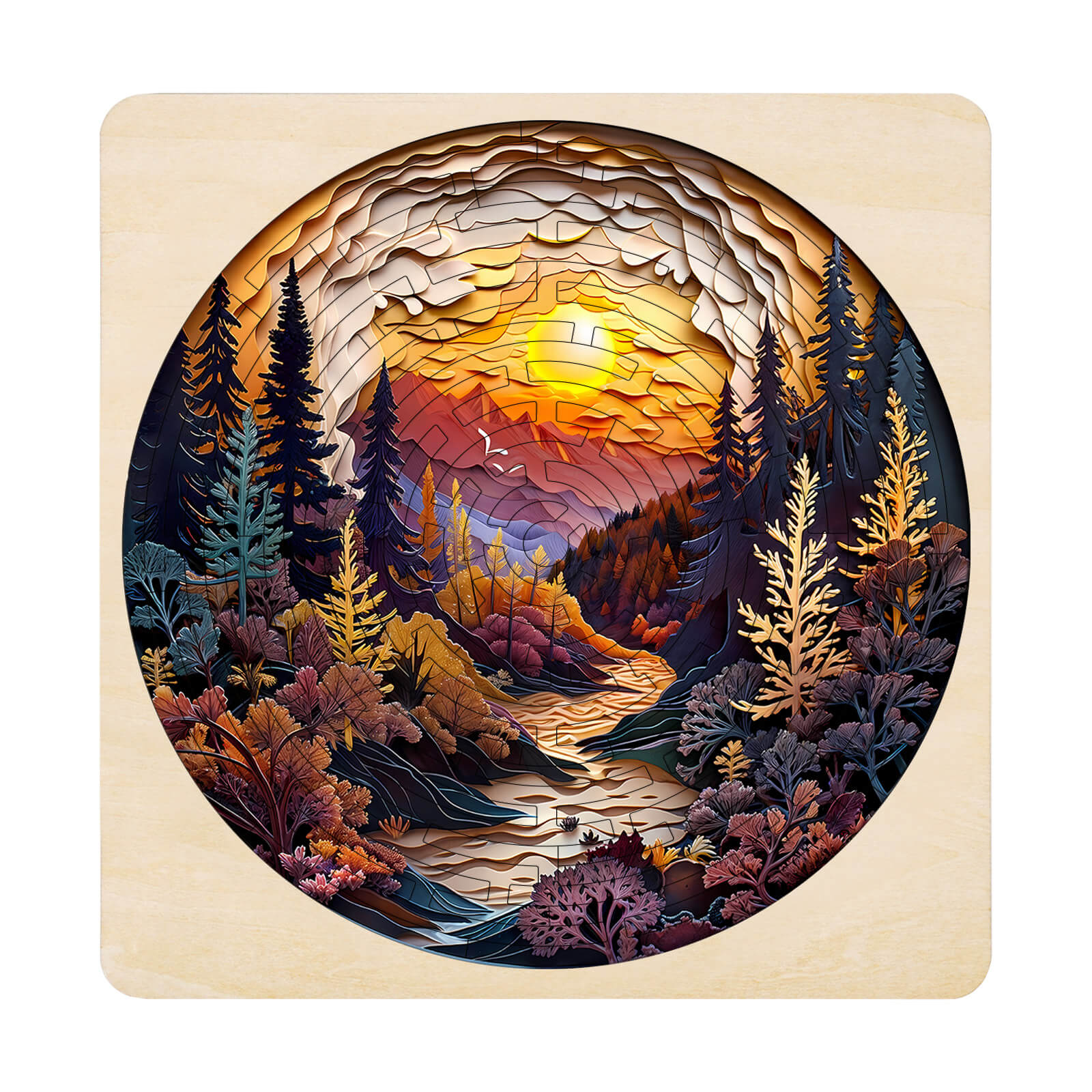Maze Puzzles—Autumn Forest