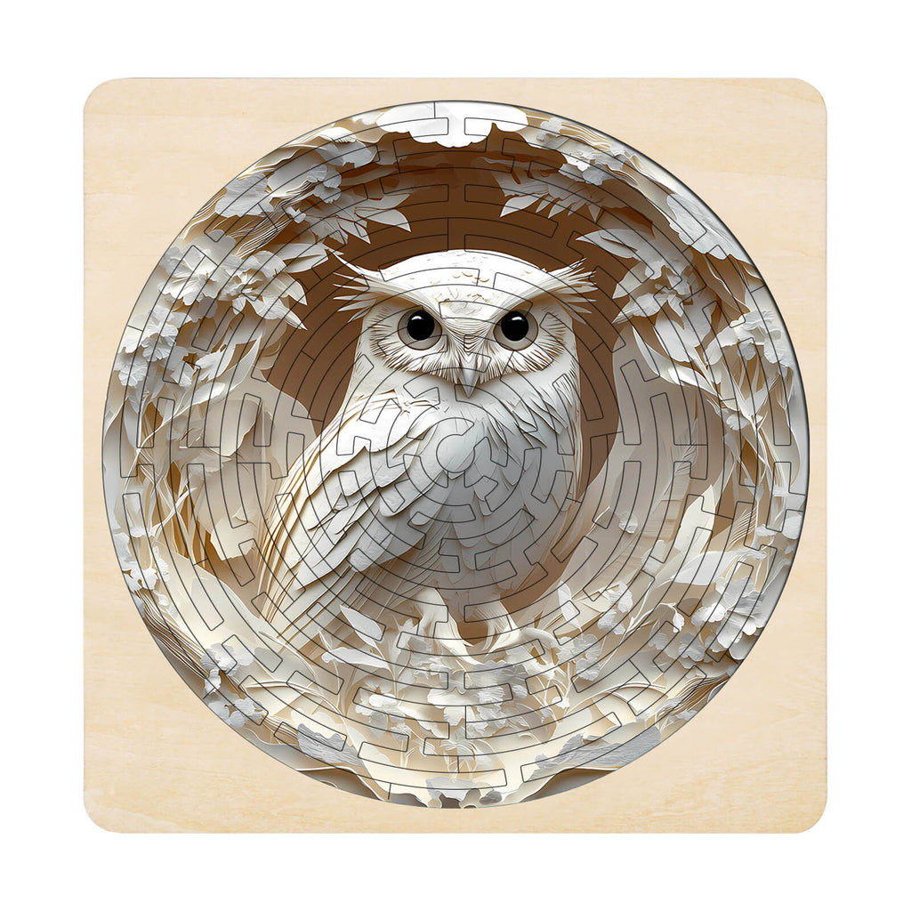Maze Puzzles—Elegant Owl