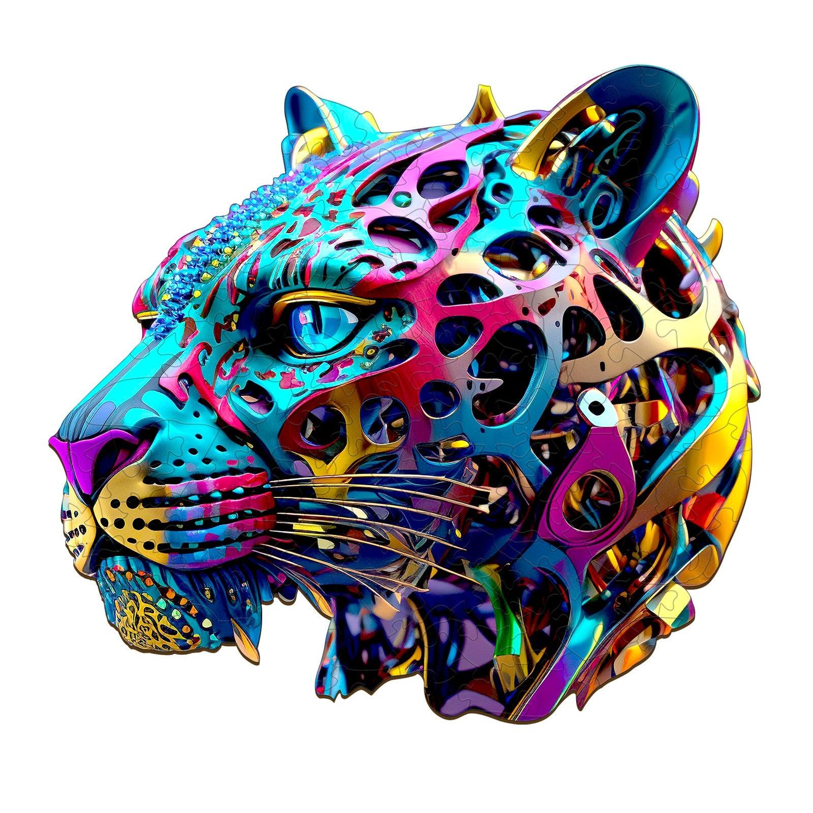 Rock Cheetah Wooden Jigsaw Puzzle