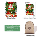 Merry Christmas Wooden Jigsaw Puzzle