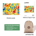 Watercolor Butterflies Wooden Jigsaw Puzzle