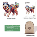 Husky Dog Wooden Jigsaw Puzzle