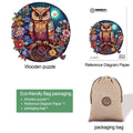Nocturnal Owl Wooden Jigsaw Puzzle