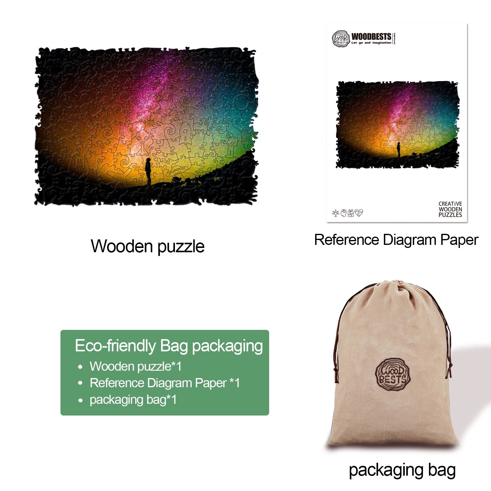 The Stargazer Wooden Jigsaw Puzzle