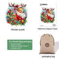 Sparkle Reindeer Wooden Jigsaw Puzzle