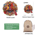 Beautiful Cardinal 2 Wooden Jigsaw Puzzle