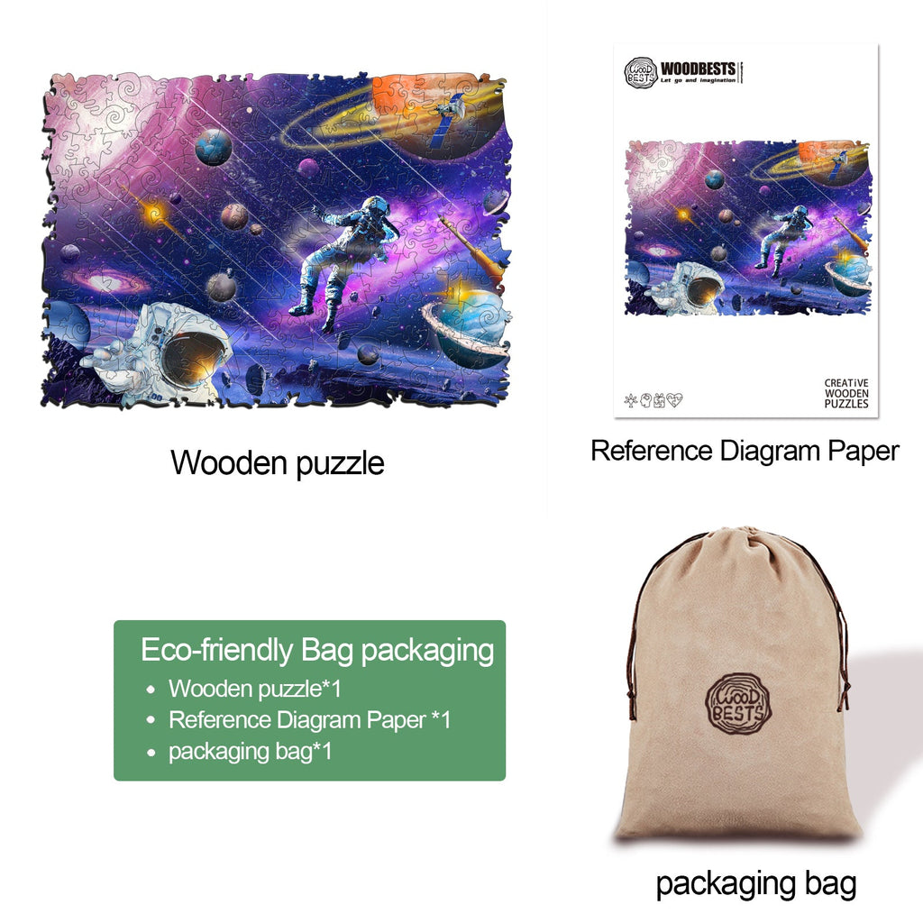 Space Exploration Wooden Jigsaw Puzzle