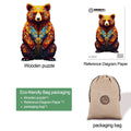 King Of Brown Bears Wooden Jigsaw Puzzle