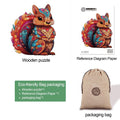 Playful Squirrel Wooden Jigsaw Puzzle