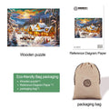Christmas Snow Wooden Jigsaw Puzzle