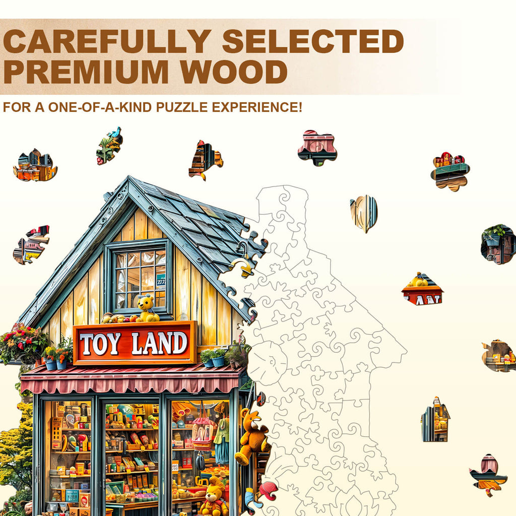 toy land Wooden Jigsaw Puzzle