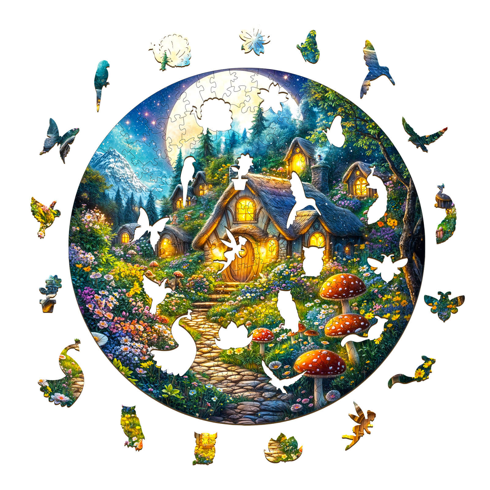 SEEK AND FIND FAIRIES Wooden Jigsaw Puzzle