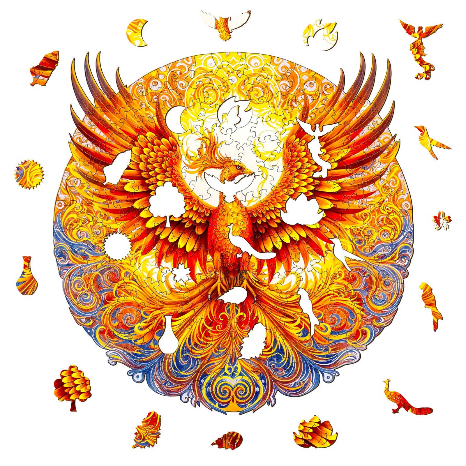 Noble Phoenix Wooden Jigsaw Puzzle