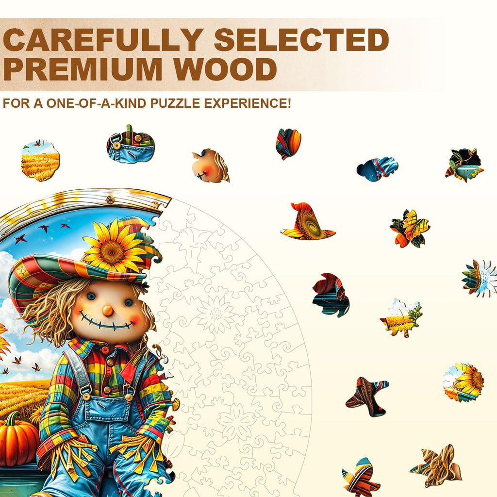 Sunflower Patch Pal Wooden Jigsaw Puzzle