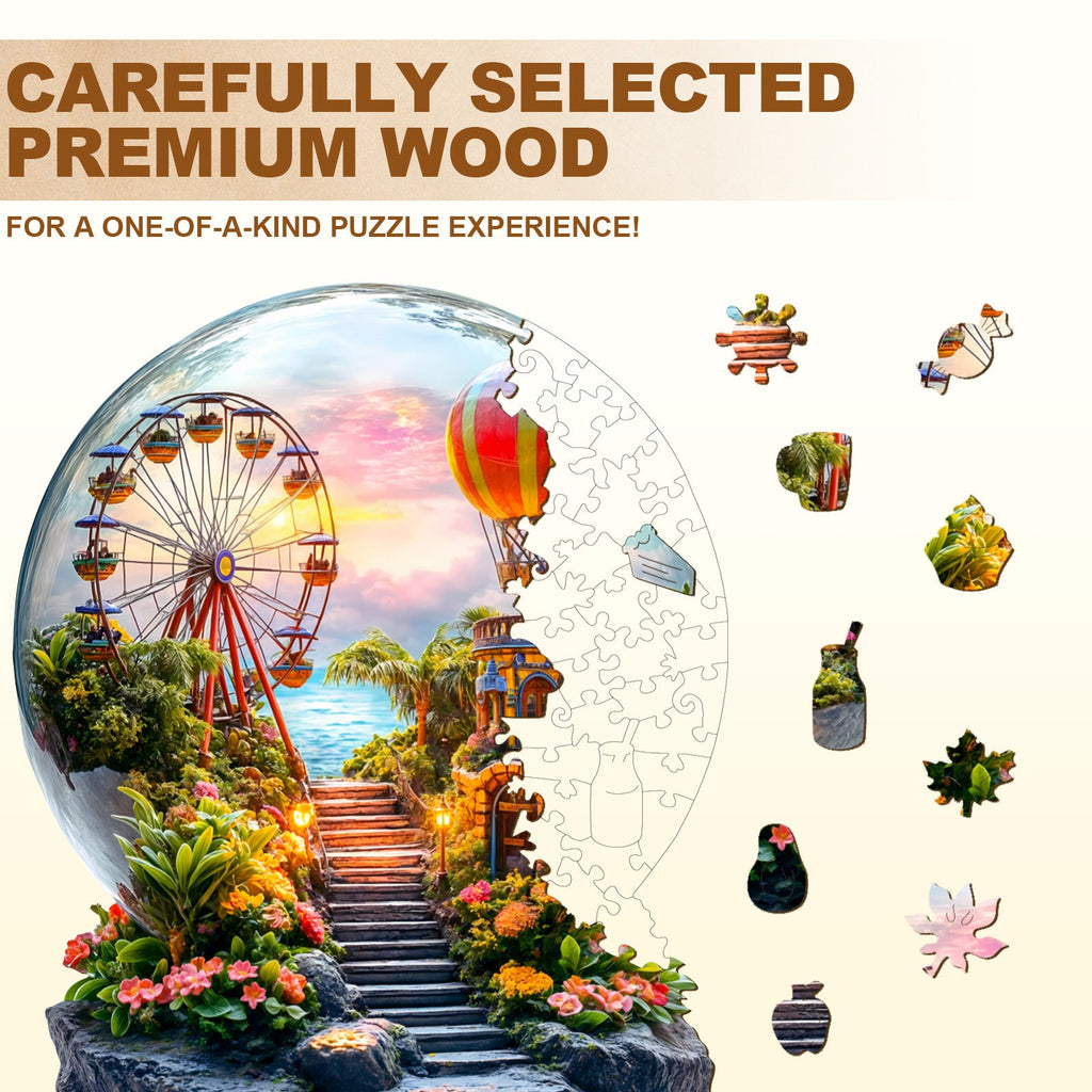 3D Crystal Wonderland  Wooden Jigsaw Puzzle