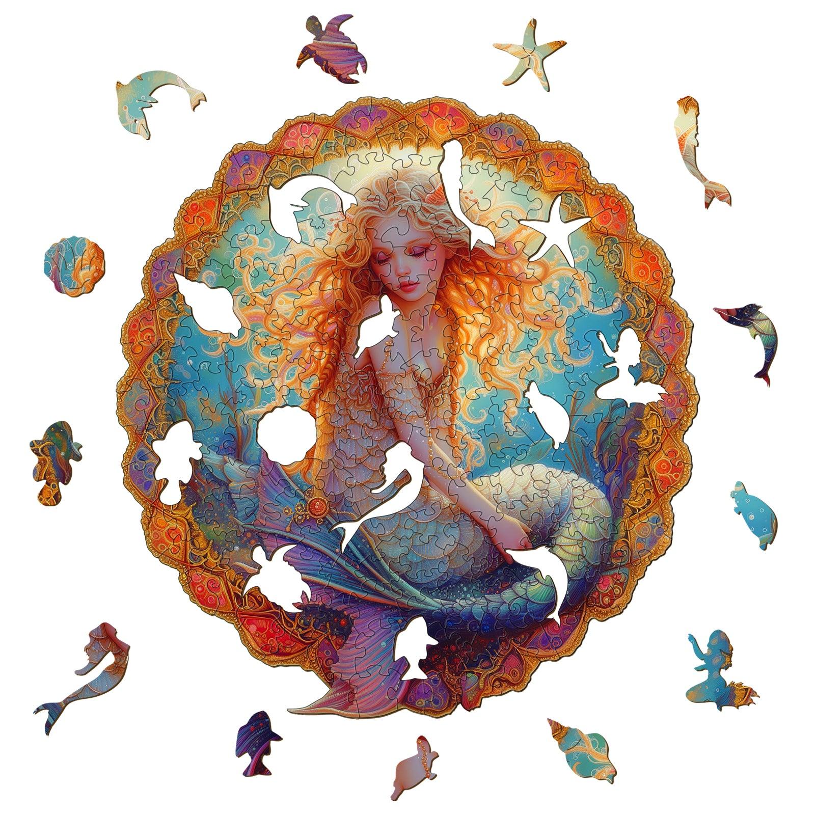 Flash Sale⚡  Dreamy Mermaid Wooden Jigsaw Puzzle