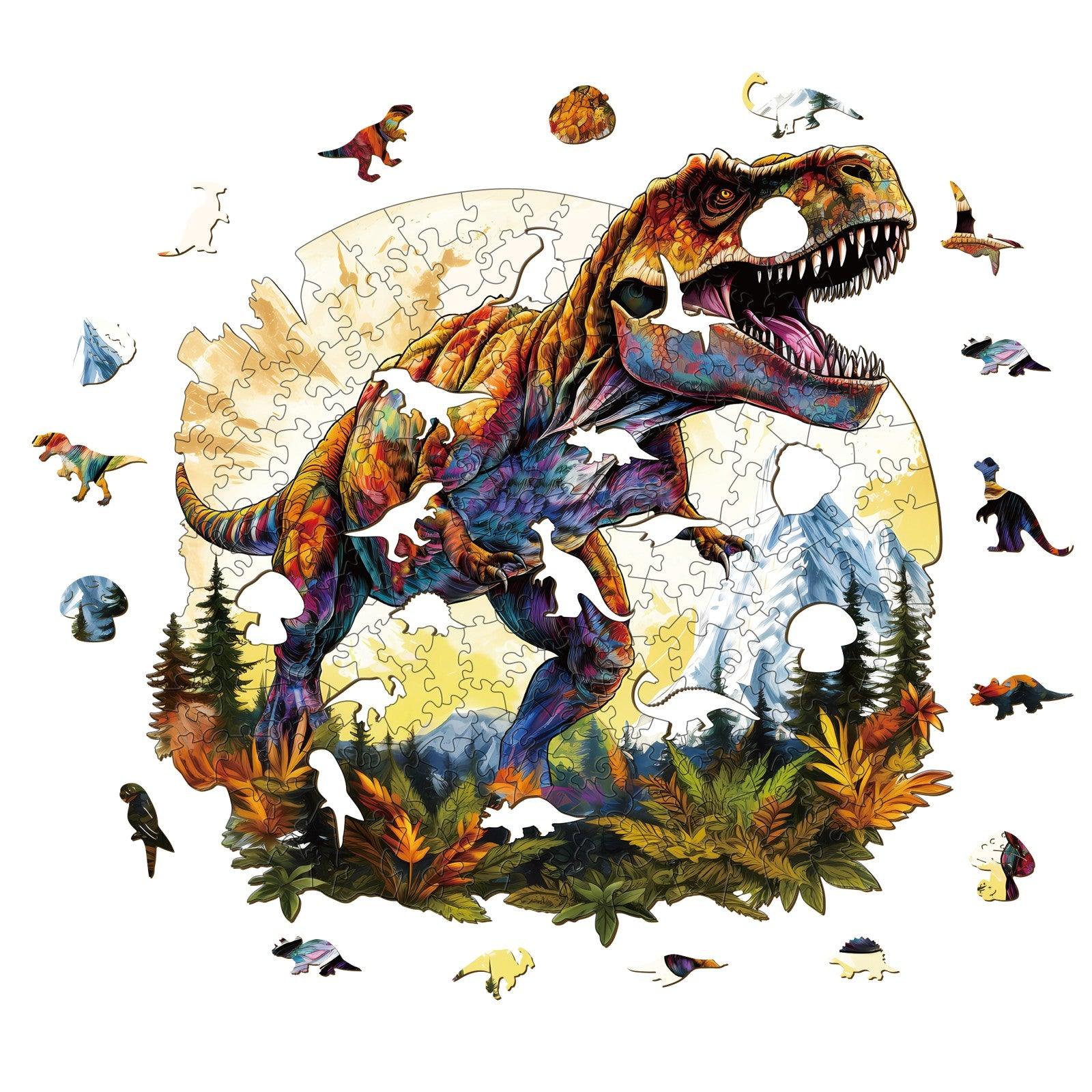 T-rex Wooden Jigsaw Puzzle