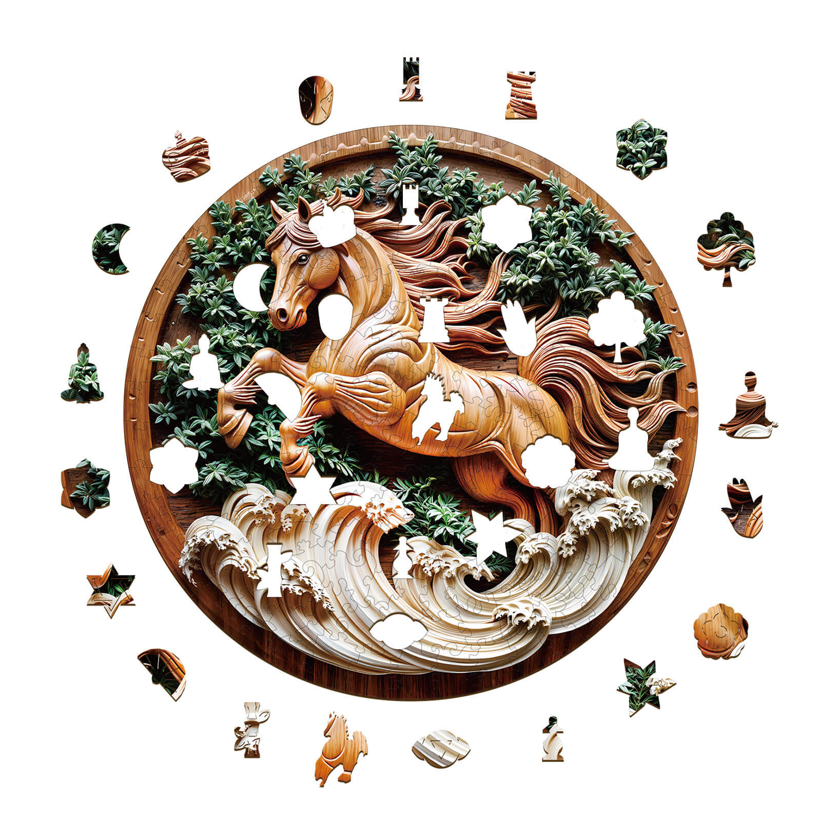 Horse-2 Wooden Jigsaw Puzzle