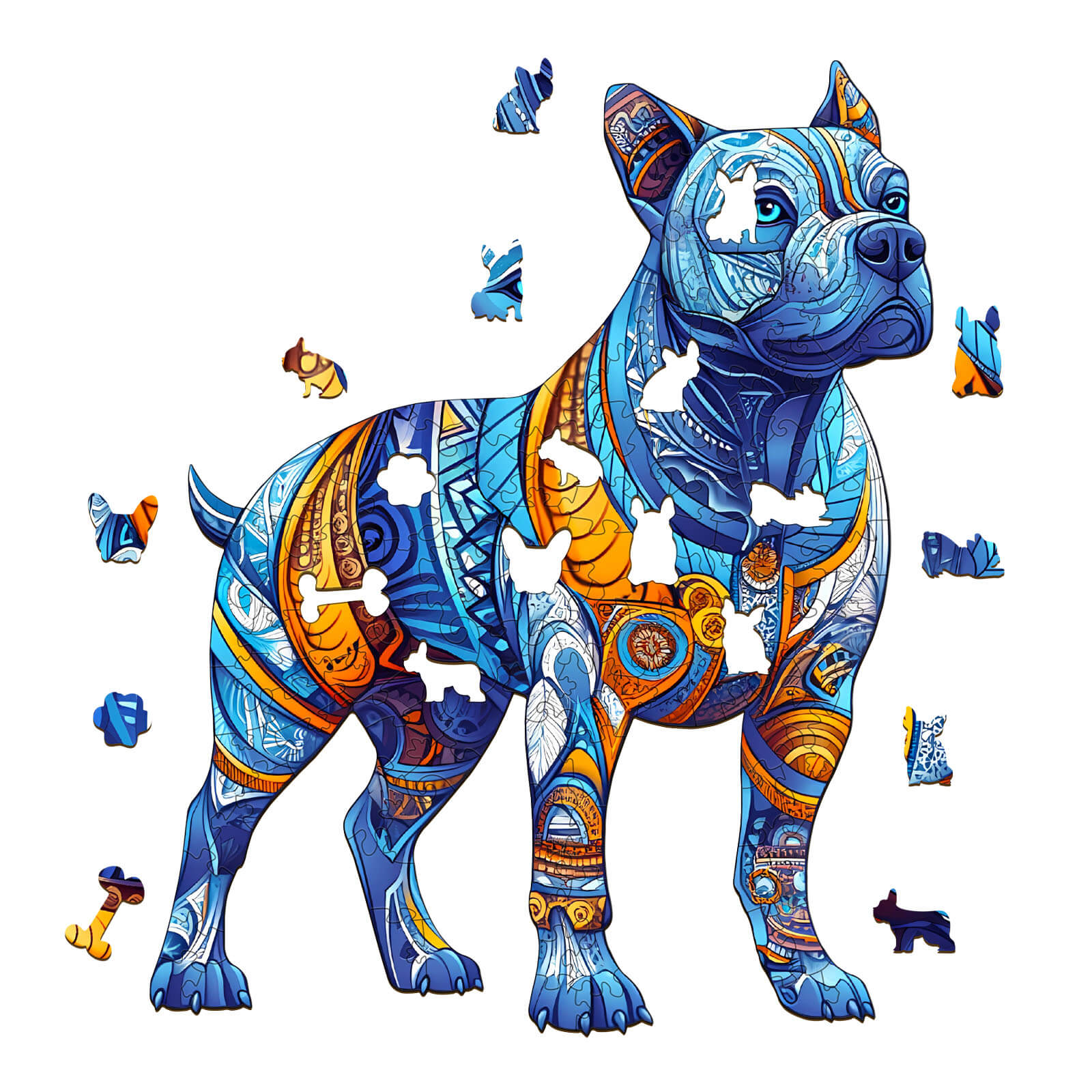 Pitbull-2 Wooden Jigsaw Puzzle