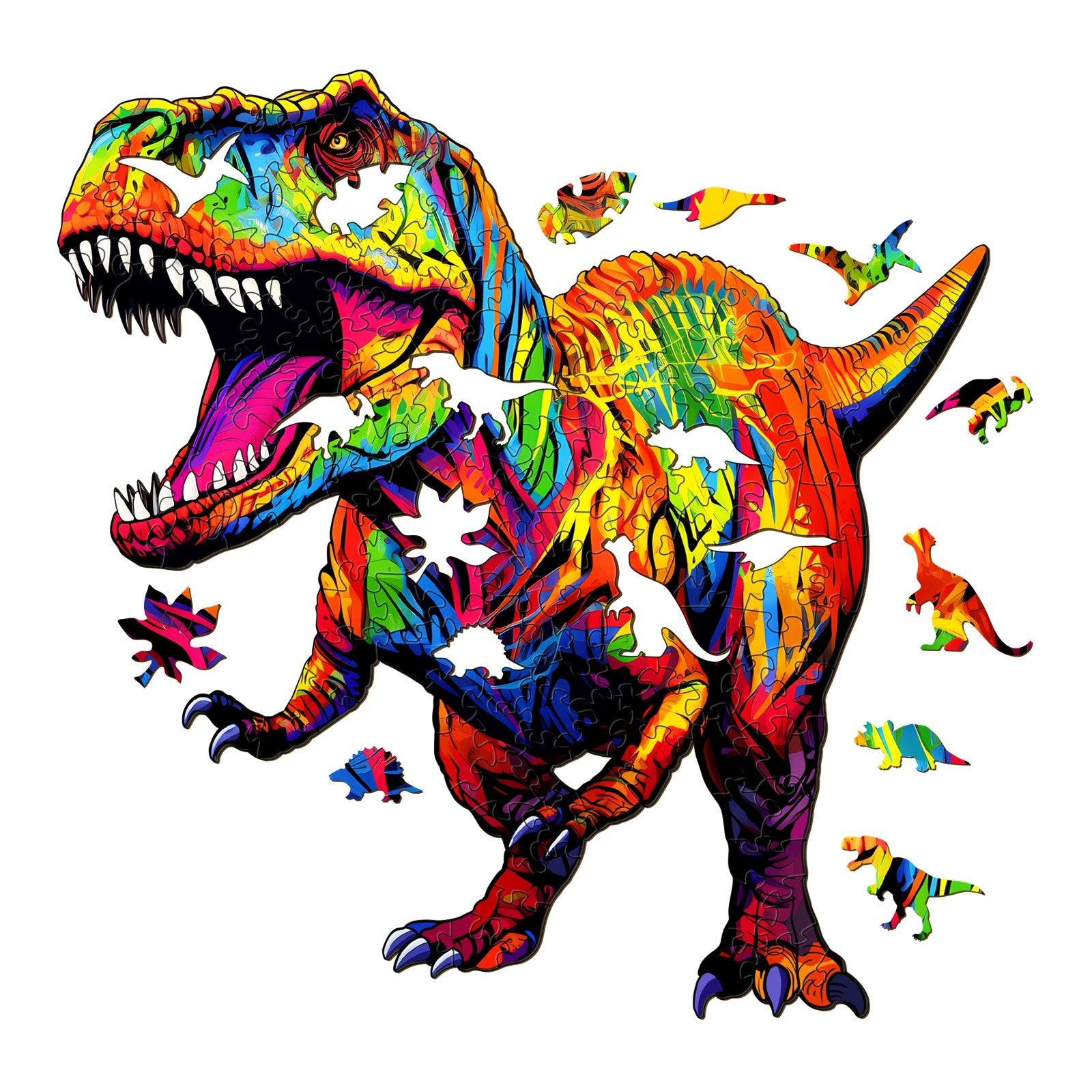 Roaring Tyrannosaurus Wooden Jigsaw Puzzle