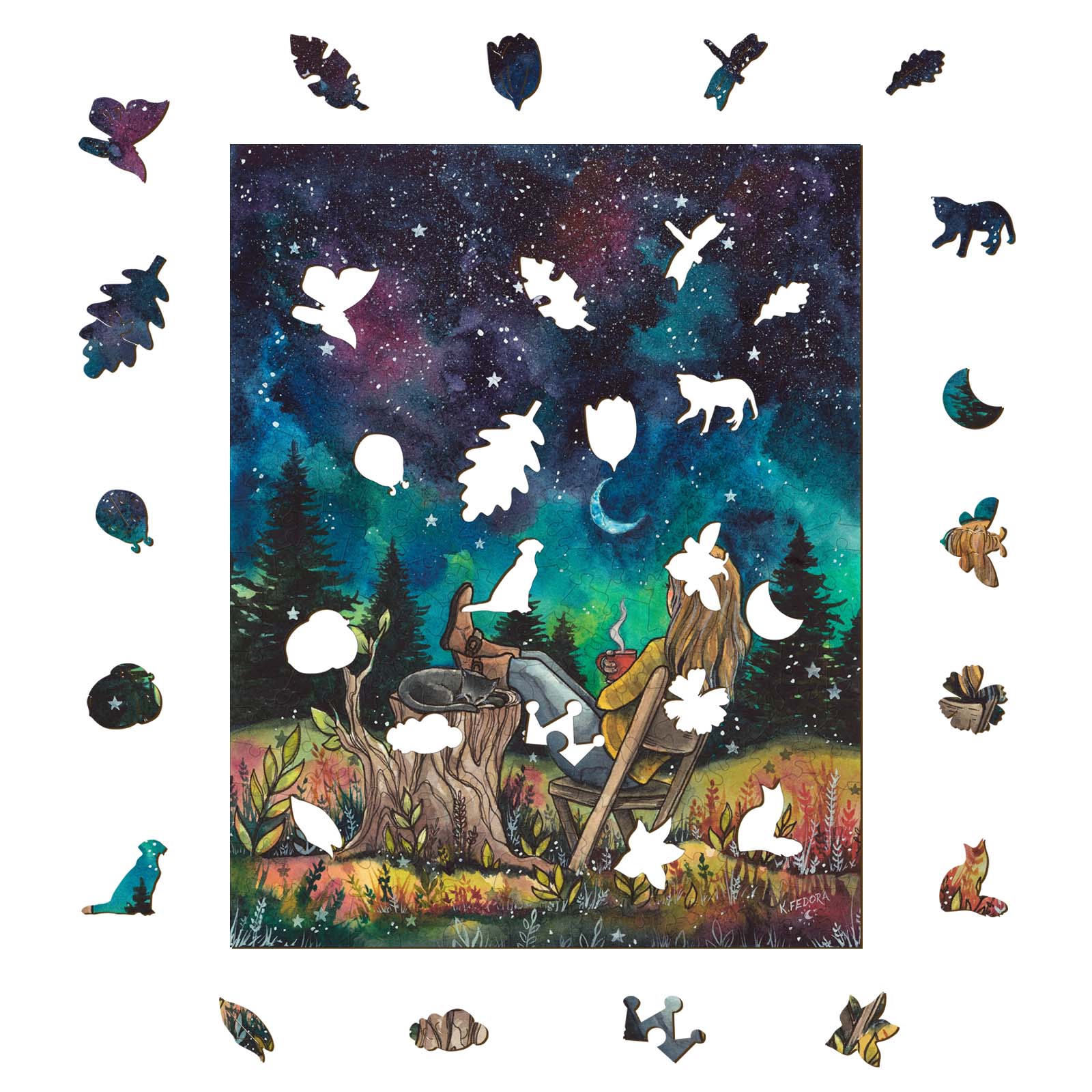 With The Stars - By Artist Kathryn Fedora