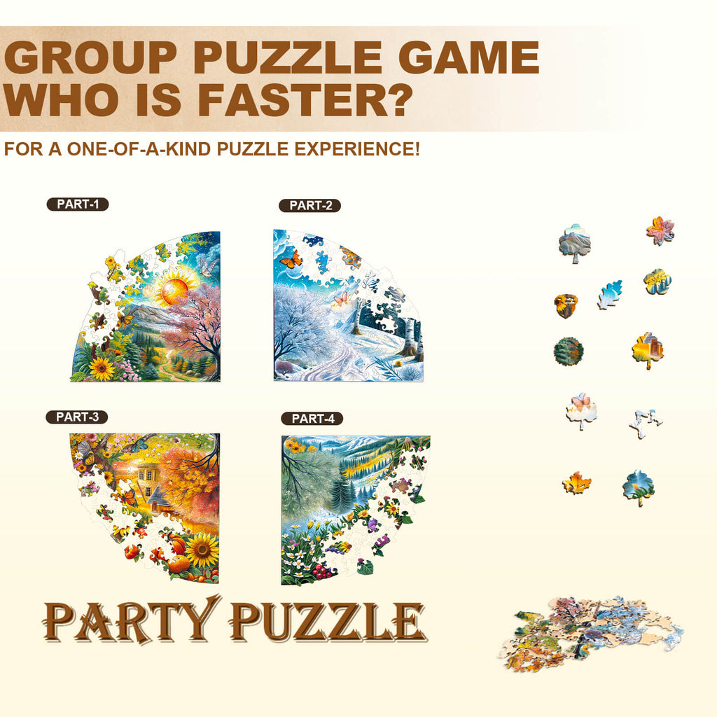 Party Puzzle-Four Seasons