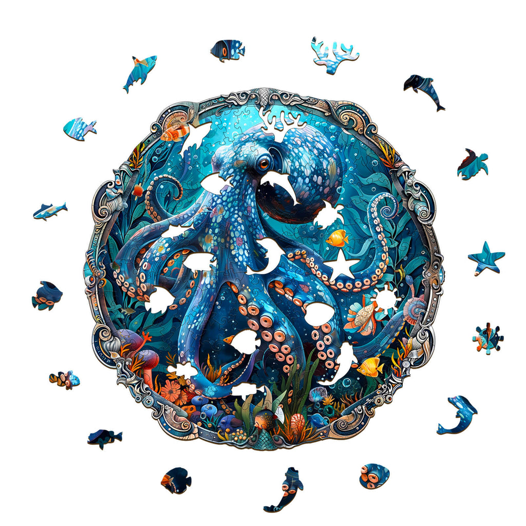 Mystic Tentacles Wooden Jigsaw Puzzle