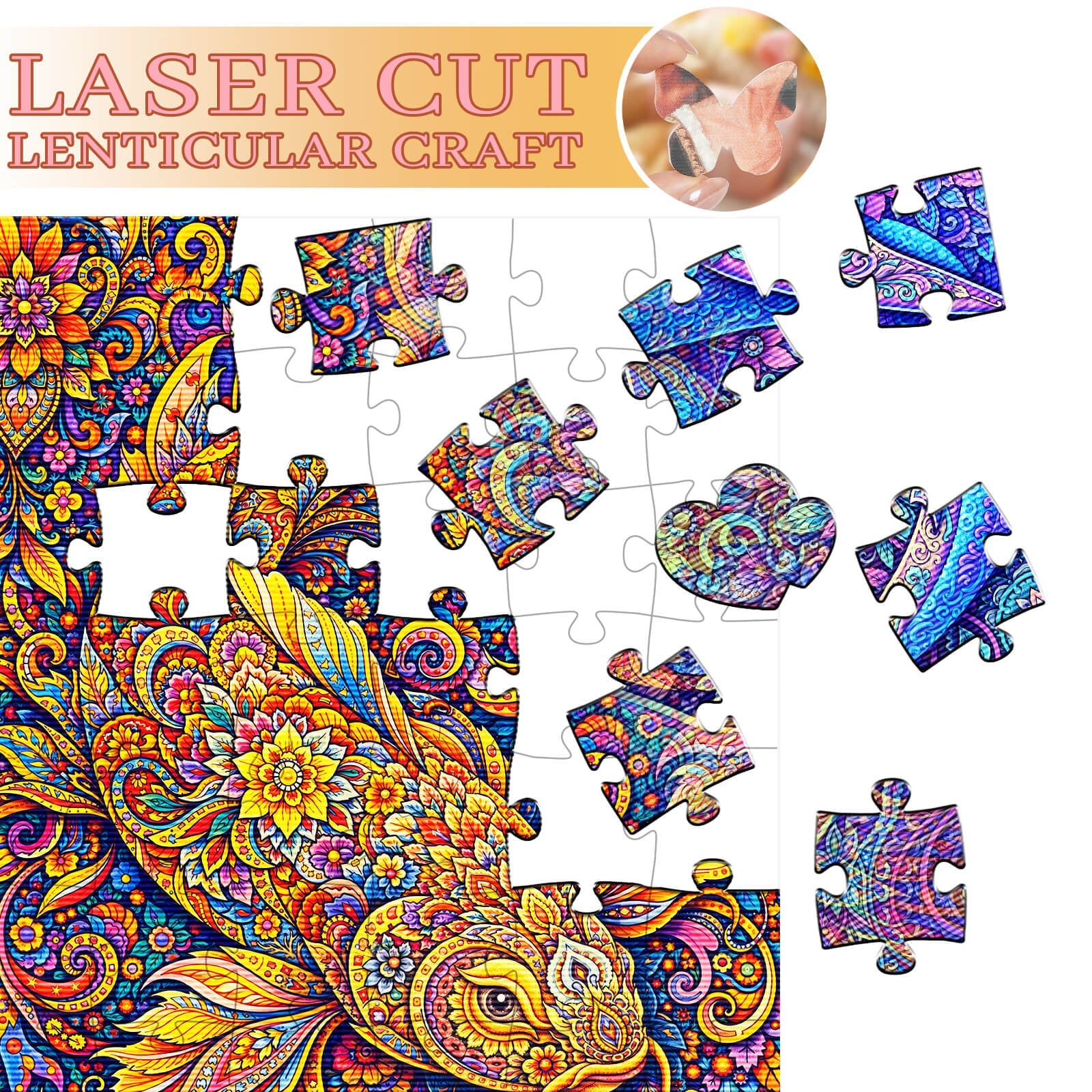 The Shark Within - Morphing Lenticular Puzzle