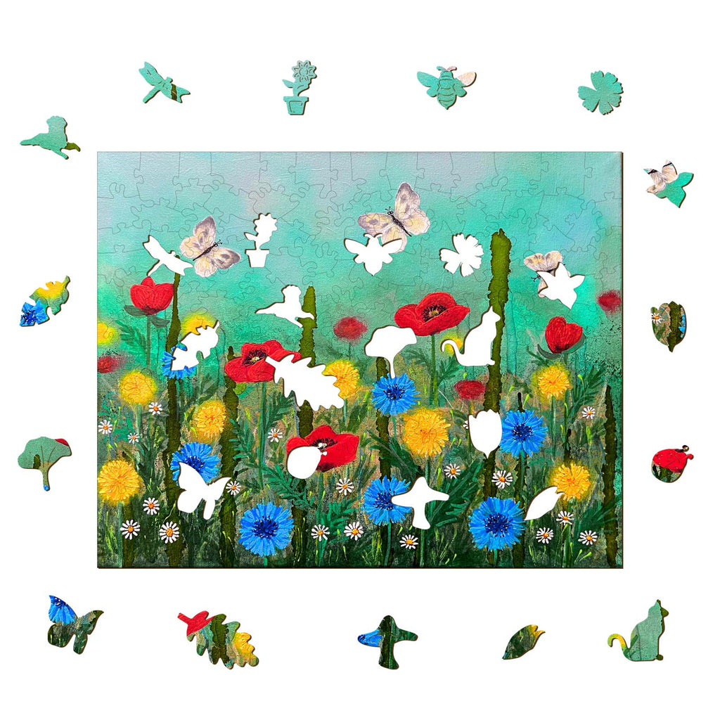 Poppy Garden - By Artist Nicholas John VARDAXIS