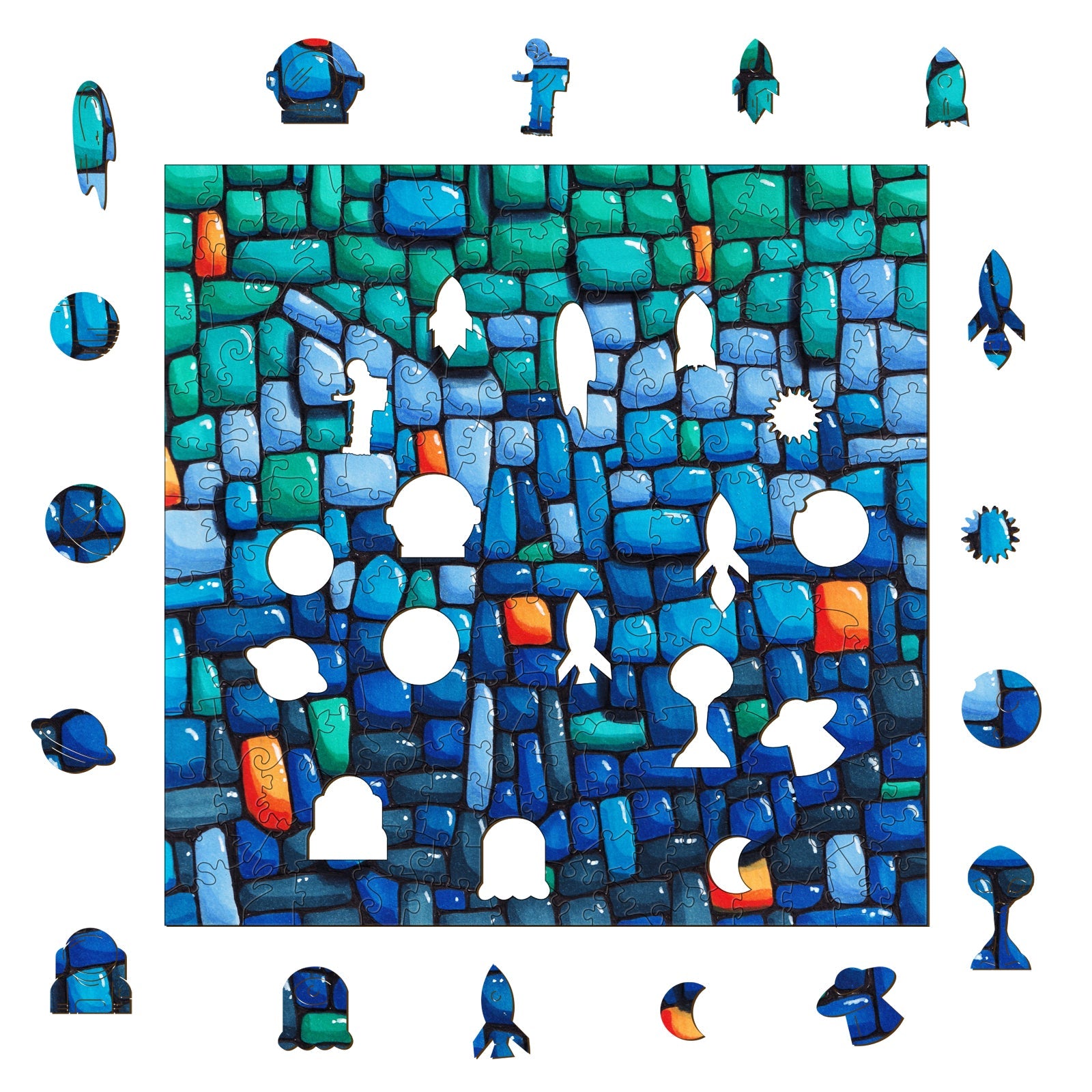 Blue Wall - By Artist Erin Desjardine