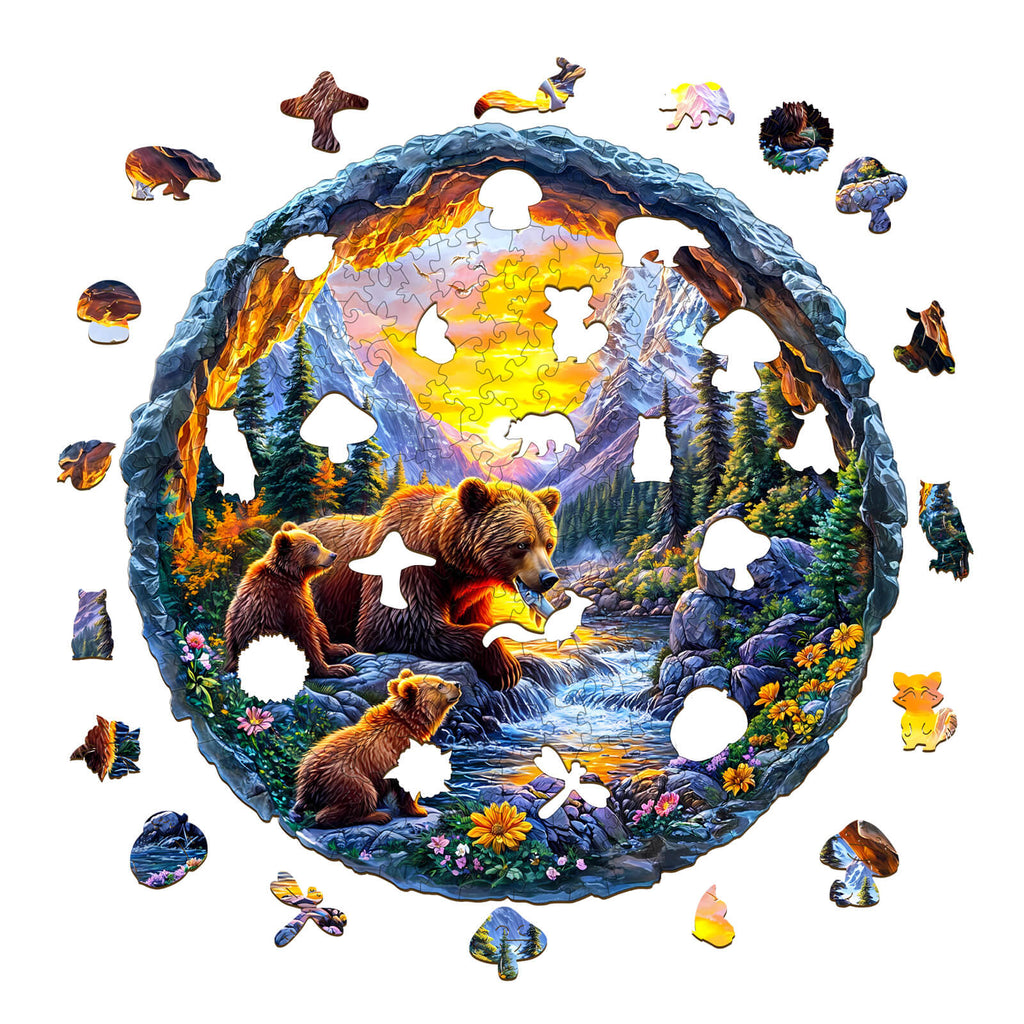 3D Mama’s Love Wooden Jigsaw Puzzle