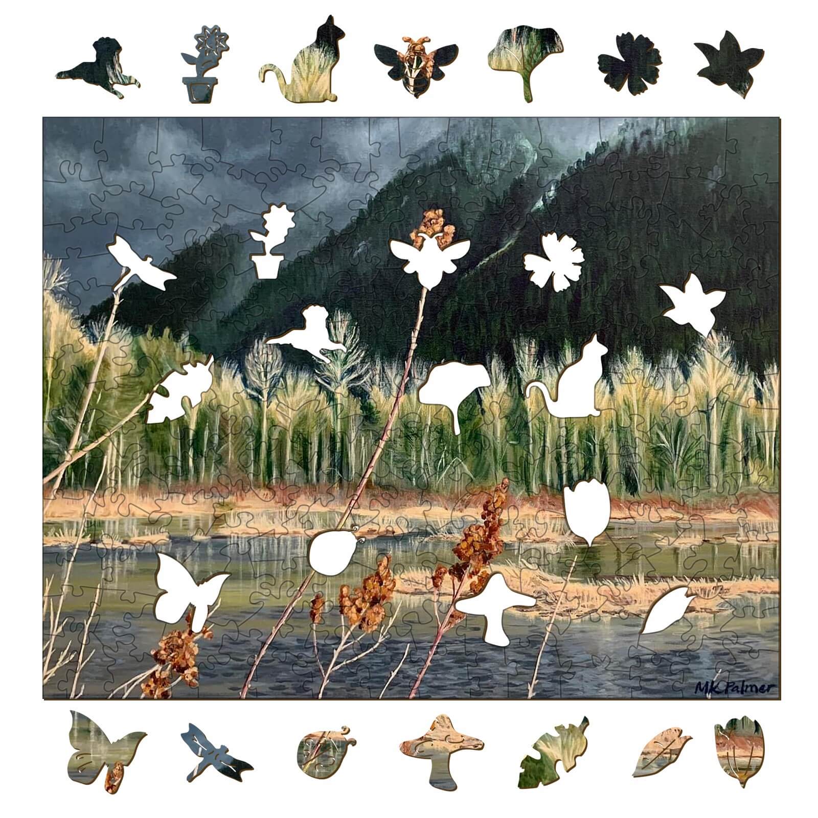 Distant Storm - By Artist Marianne K Palmer