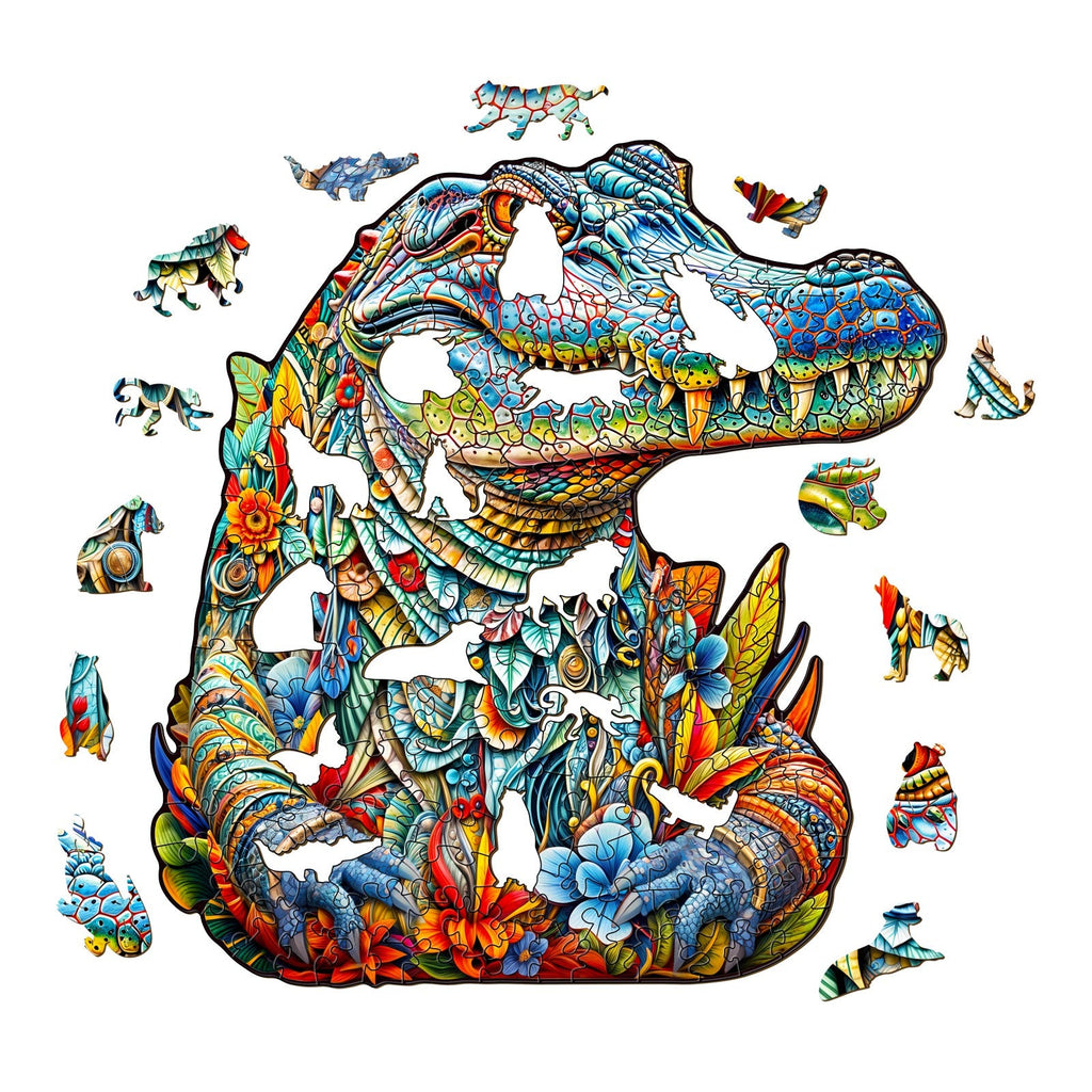 Crocodile Wooden Jigsaw Puzzle