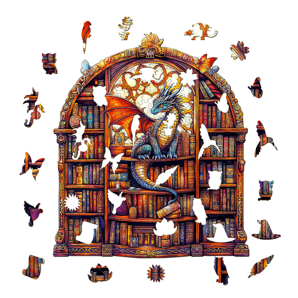 SEEK AND FIND QUILLS Wooden Jigsaw Puzzle