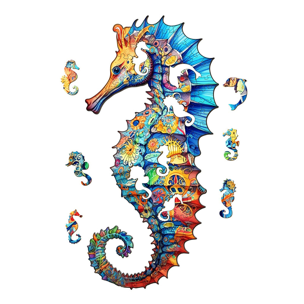 Seahorse 1 Wooden Jigsaw Puzzle