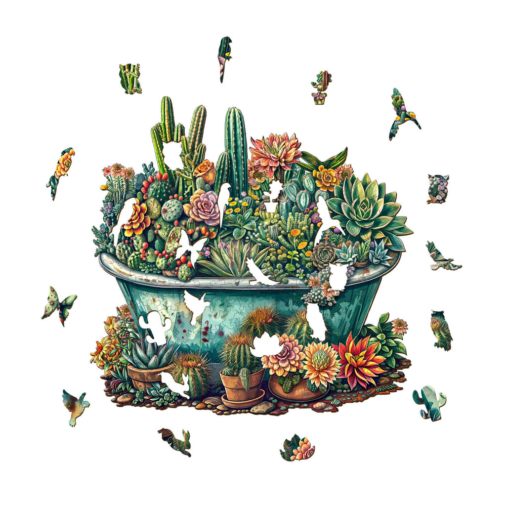 SEEK AND FIND MANTISES Wooden Jigsaw Puzzle