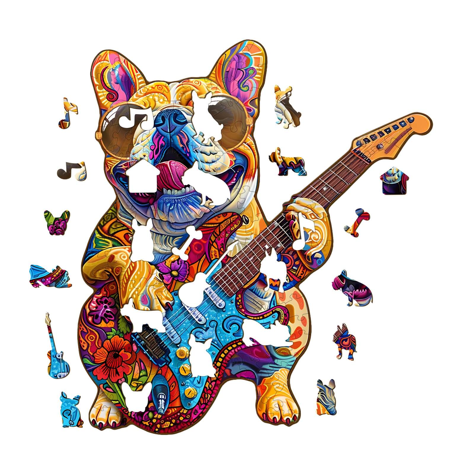 Rock Dog Wooden Jigsaw Puzzle