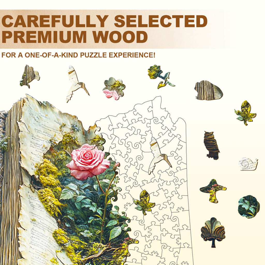 The Last Bloom  Wooden Jigsaw Puzzle
