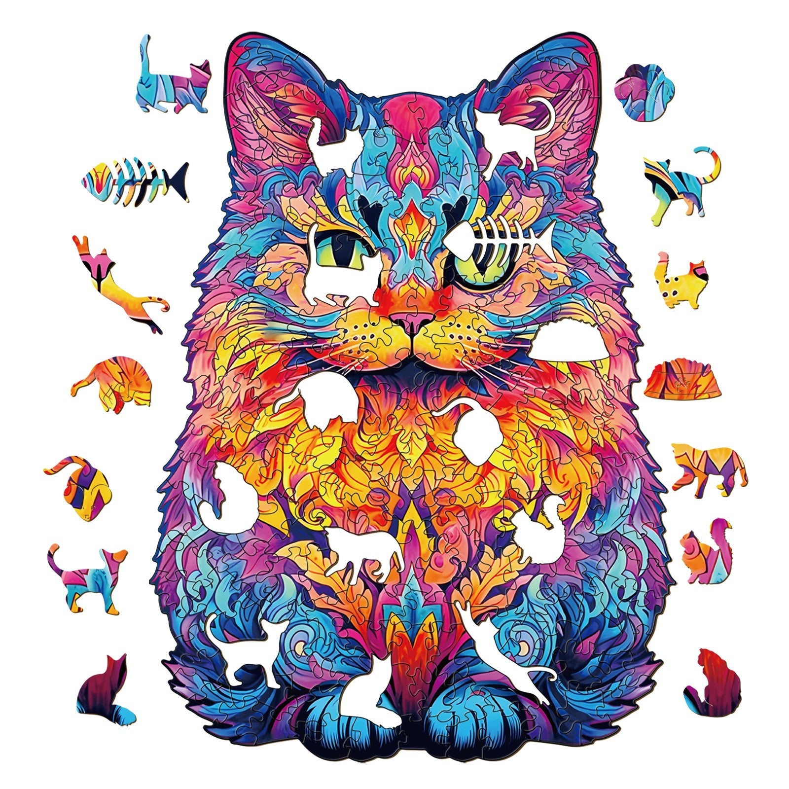 British Short Hair Wooden Jigsaw Puzzle