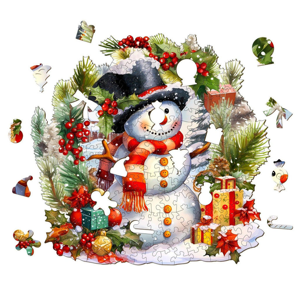 Frosty The Snowman Wooden Jigsaw Puzzle