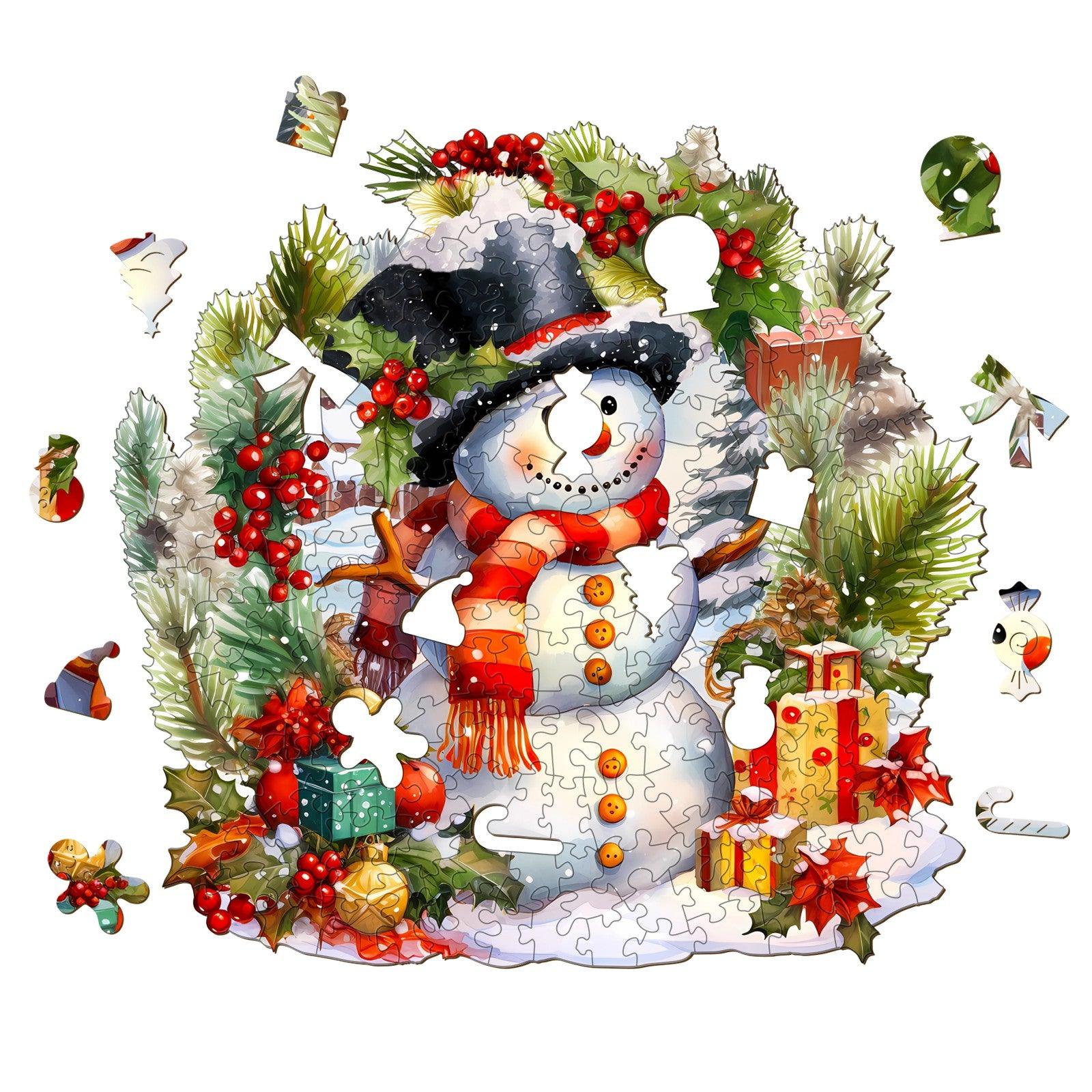 Frosty The Snowman Wooden Jigsaw Puzzle