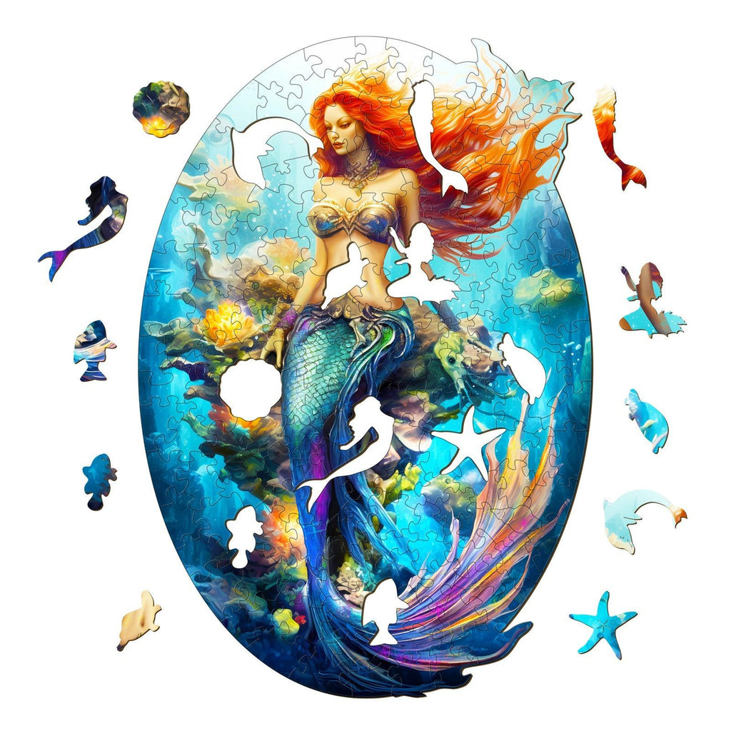 Mermaid 2 Wooden Jigsaw Puzzle